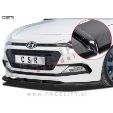 Hyundai i20 / GB (14-20) / podaljšek sprednjega odbijača / karbon (sijaj)