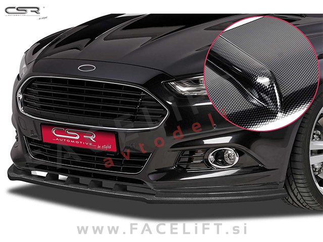 Ford Mondeo / (14- ) / podaljšek sprednjega odbijača / karbon (sijaj)