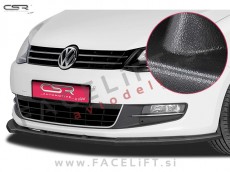 VW Sharan / 7N (10- ) / podaljšek sprednjega odbijača / črni (mat)