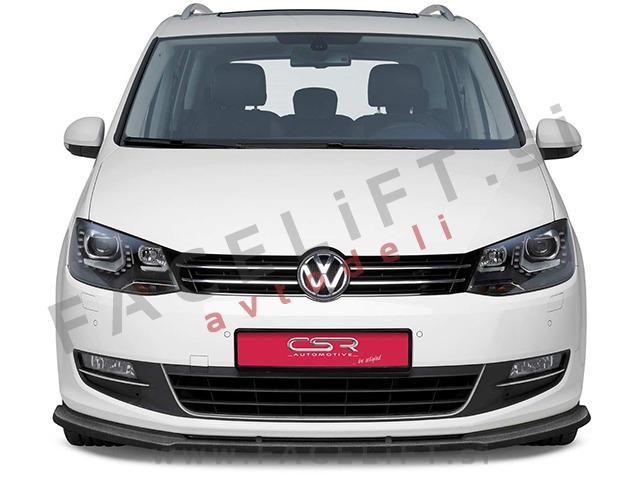 VW Sharan / 7N (10- ) / podaljšek sprednjega odbijača / karbon (sijaj)