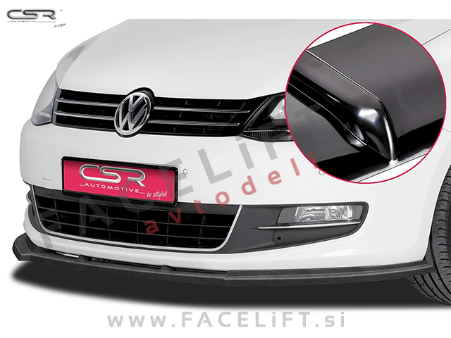VW Sharan / 7N (10- ) / podaljšek sprednjega odbijača / črni (sijaj)