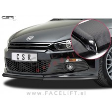 VW Scirocco R-Line 08-14 podaljšek sprednjega odbijača karbon (sijaj)