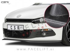 VW Scirocco / 13 (08-14) / podaljšek sprednjega odbijača / črni (mat)