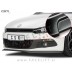 VW Scirocco / 13 (08-14) / podaljšek sprednjega odbijača / črni (mat)