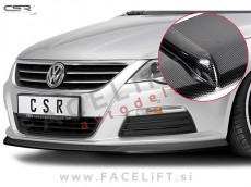 VW Passat CC 08-12 podaljšek sprednjega odbijača karbon (sijaj)