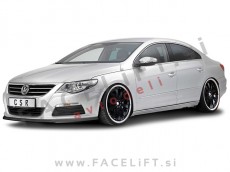 VW Passat CC 08-12 podaljšek sprednjega odbijača karbon (sijaj)