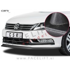 VW Passat B7 10-14 podaljšek sprednjega odbijača črni mat