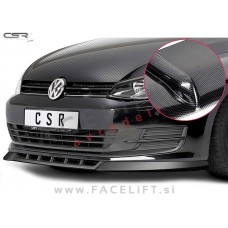 VW Golf 7 12-17 podaljšek sprednjega odbijača karbon (sijaj)