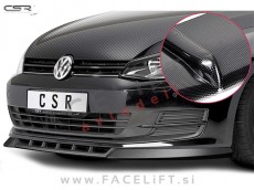 VW Golf 7 12-17 podaljšek sprednjega odbijača karbon (sijaj)