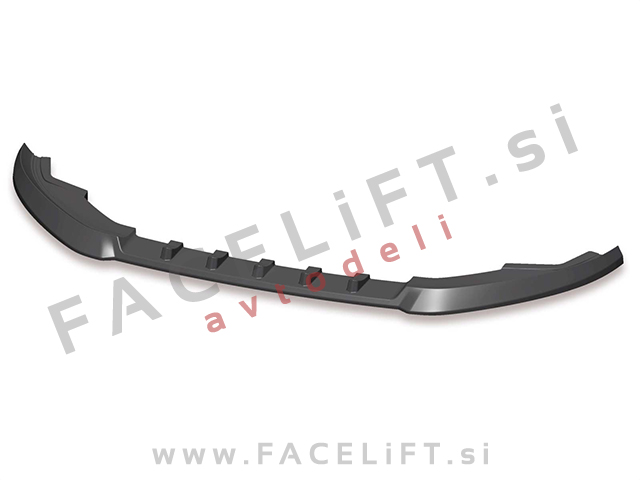 VW Golf 7 12-17 podaljšek sprednjega odbijača črni (mat)