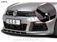 VW Golf 6 R / 5K (08-12) / podaljšek sprednjega odbijača / črni (sijaj)