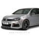 VW Golf 6 R / 5K (08-12) / podaljšek sprednjega odbijača / črni (sijaj)
