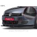 VW Golf 6 08-12 podaljšek sprednjega odbijača črni (mat)
