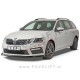 Škoda Octavia RS 5E 17-19 podaljšek sprednjega odbijača črni mat
