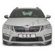 Škoda Octavia RS 5E 17-19 podaljšek sprednjega odbijača črni sijaj