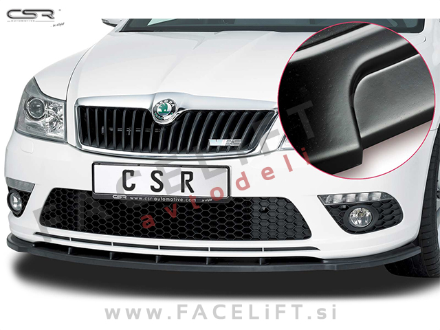 Škoda Octavia RS / 1Z (08-13) / podaljšek sprednjega odbijača / črni (mat) Škoda Octavia RS / 1Z (08-13) / podaljšek sprednjega odbijača / črni (mat)