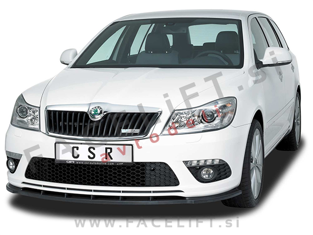 Škoda Octavia RS / 1Z (08-13) / podaljšek sprednjega odbijača / črni (mat) Škoda Octavia RS / 1Z (08-13) / podaljšek sprednjega odbijača / črni (mat)