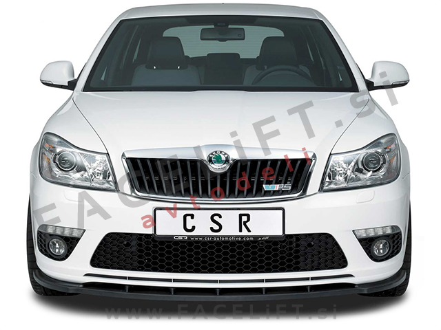 Škoda Octavia RS / 1Z (08-13) / podaljšek sprednjega odbijača / črni (mat) Škoda Octavia RS / 1Z (08-13) / podaljšek sprednjega odbijača / črni (mat)