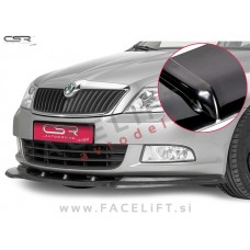 Škoda Octavia / 1Z (08-13) / podaljšek sprednjega odbijača / črni (sijaj)