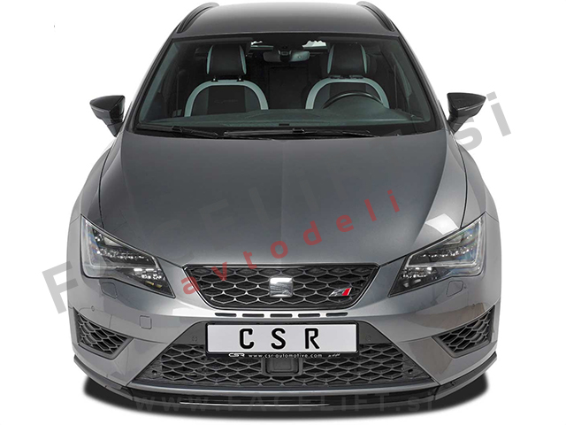 Seat Leon Cupra FR 5F 12-16 podaljšek sprednjega odbijača črni (mat)