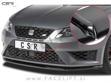 Seat Leon Cupra FR 5F 12-16 podaljšek sprednjega odbijača karbon (sijaj)
