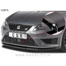 Seat Leon Cupra FR 5F 12-16 podaljšek sprednjega odbijača črni (sijaj)