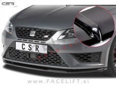 Seat Leon Cupra FR 5F 12-16 podaljšek sprednjega odbijača črni (sijaj)