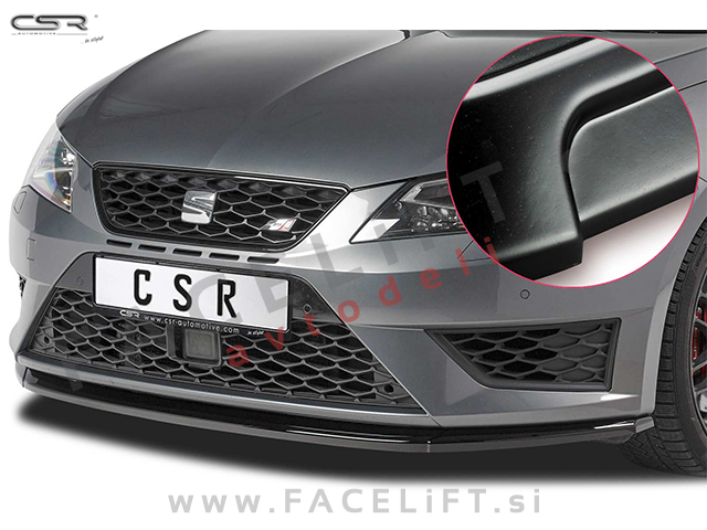 Seat Leon Cupra FR 5F 12-16 podaljšek sprednjega odbijača črni (mat) Seat Leon Cupra FR 5F 12-16 podaljšek sprednjega odbijača črni (mat)