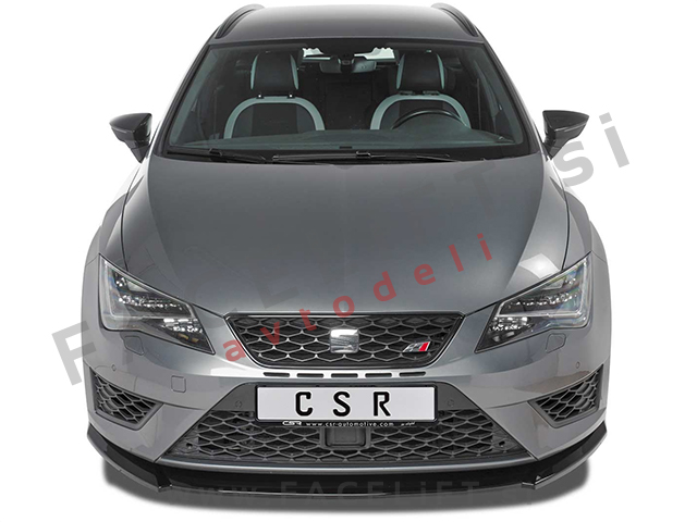 Seat Leon Cupra FR 5F 12-16 podaljšek sprednjega odbijača črni sijaj Seat Leon Cupra FR 5F 12-16 podaljšek sprednjega odbijača črni sijaj