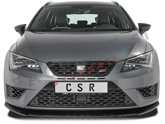 Seat Leon Cupra FR 5F 12-16 podaljšek sprednjega odbijača črni sijaj Seat Leon Cupra FR 5F 12-16 podaljšek sprednjega odbijača črni sijaj
