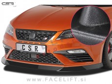Seat Leon Cupra FR 16-20 podaljšek sprednjega odbijača črni (mat)