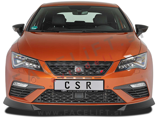 Seat Leon Cupra FR 16-20 podaljšek sprednjega odbijača črni (mat)