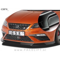 Seat Leon Cupra FR 16-20 podaljšek sprednjega odbijača črni (mat)