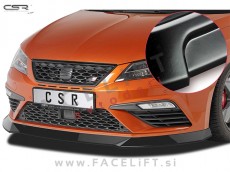 Seat Leon Cupra FR 16-20 podaljšek sprednjega odbijača črni (mat)