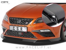 Seat Leon Cupra FR 16-20 podaljšek sprednjega odbijača karbon (sijaj)