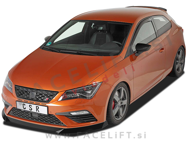 Seat Leon Cupra FR 16-20 podaljšek sprednjega odbijača karbon (sijaj)
