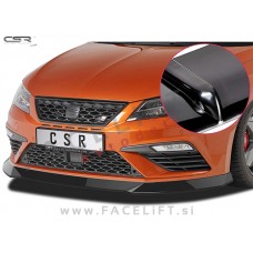 Seat Leon Cupra FR 16-20 podaljšek sprednjega odbijača črni (sijaj)