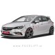 Opel Astra K / (15-19) / podaljšek sprednjega odbijača / črni (mat)