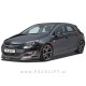 Opel Astra J / (12-15) / podaljšek sprednjega odbijača / črni (mat)