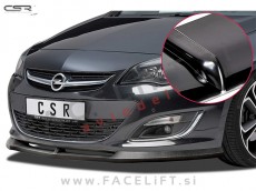 Opel Astra J / (12-15) / podaljšek sprednjega odbijača / črni (sijaj)