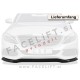 Mercedes C / W205 (14- ) / podaljšek sprednjega odbijača / črni (mat)