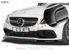 Mercedes C AMG C63 / W205 (14- ) / podaljšek sprednjega odbijača / črni (mat)