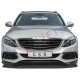 Mercedes C / W205 (14- ) / podaljšek sprednjega odbijača / črni (sijaj)