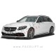 Mercedes C AMG C63 / W205 (14- ) / podaljšek sprednjega odbijača / črni (mat)
