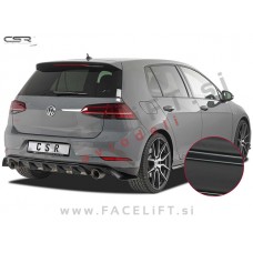 VW Golf 7 TCR 17-20 difuzor črni (mat)