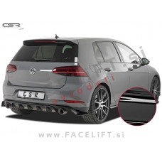 VW Golf 7 TCR 17-20 difuzor črni sijaj