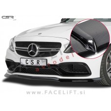 Mercedes C AMG C63 / W205 (14- ) / podaljšek sprednjega odbijača / karbon (sijaj)