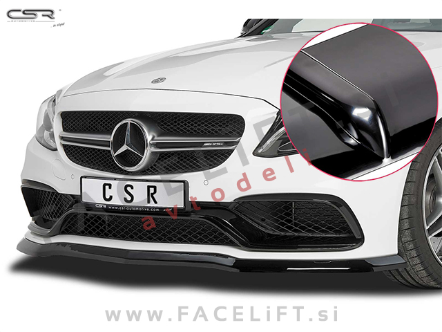 Mercedes C AMG C63 / W205 (14- ) / podaljšek sprednjega odbijača / črni (sijaj) Mercedes C AMG C63 / W205 (14- ) / podaljšek sprednjega odbijača / črni (sijaj)