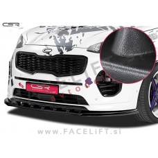 Kia Sportage / QL (15- ) / podaljšek sprednjega odbijača / črni (mat)