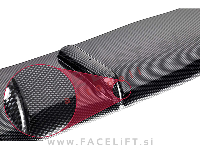 Kia Sportage / QL (15- ) / podaljšek sprednjega odbijača / karbon (sijaj)